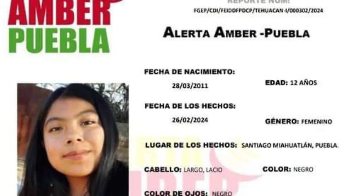 Dalila Nicole Arenas Eleuterio desapareció el pasado 26 de febrero